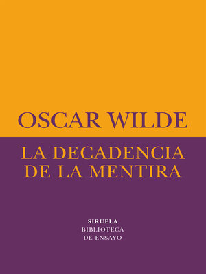 cover image of La decadencia de la mentira